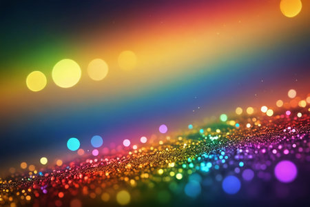 Color spot bokeh backgroundの素材