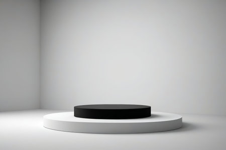 Simple indoor circular display baseの素材