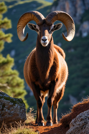 Arcturus mountain goats standingの素材