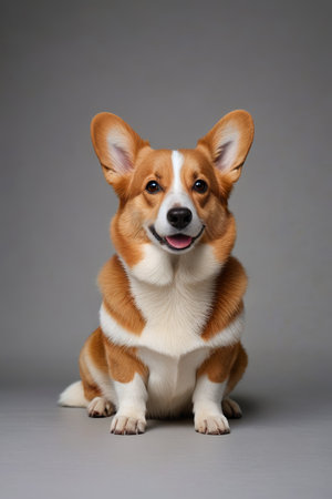 Sitting Corgi Pet Materialの素材