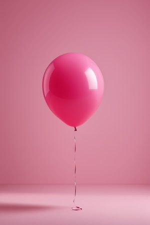 Pink Balloon Still Life Background Materialの素材