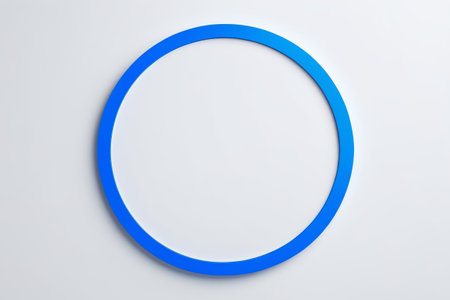Blue Round Modern Design Backgroundの素材
