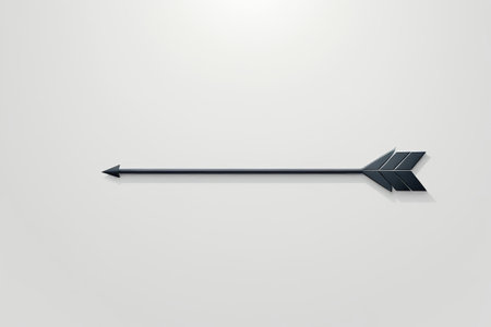 Black arrow icon design materialの素材