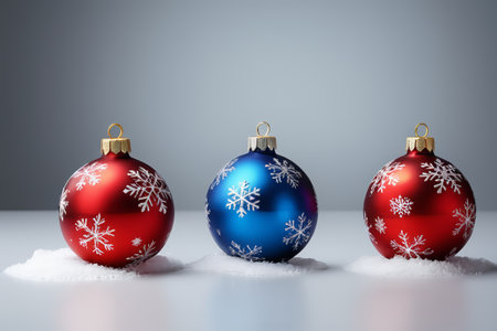 Christmas Decorative Colored Ball Still Lifeの素材