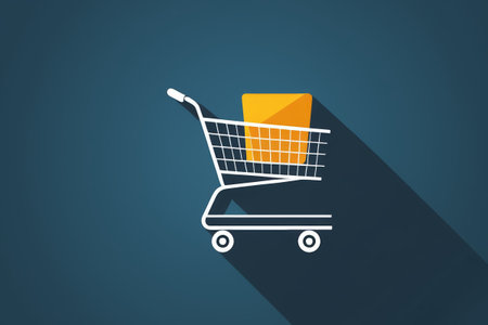 Shopping Cart and Product Icon Materialの素材