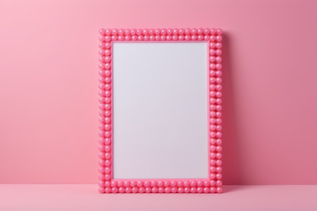Pink Pearl Decorative Frame Materialの素材