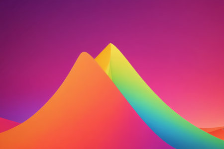 Colorful abstract shape background patternの素材