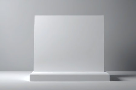 White blank display standの素材