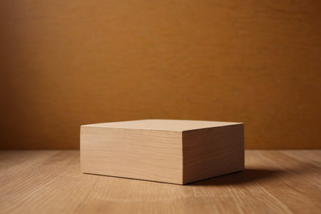 Close-up still life material of wooden boxの素材