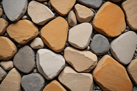 Colorful stone mosaic texture imageの素材