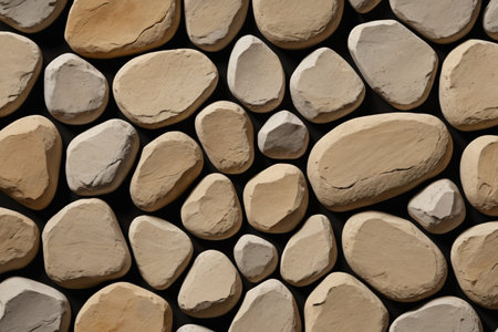 Pebble wall texture materialの素材