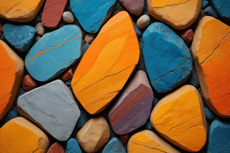Colored stone texture backgroundの素材