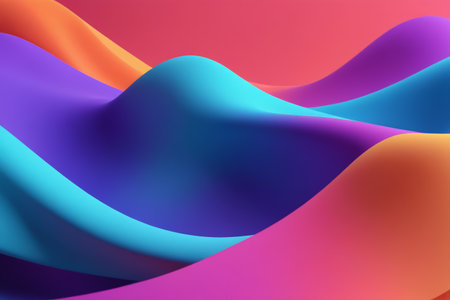 Colorful gradient abstract background materialの素材