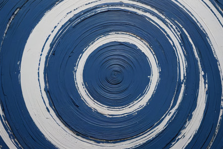 Blue and white abstract rotating background patternの素材