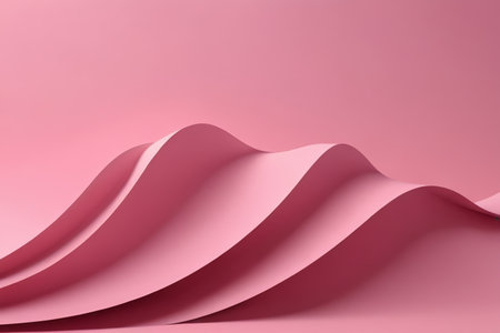 Pink abstract wave backgroundの素材
