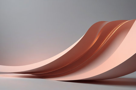 Abstract modern style curved background materialの素材