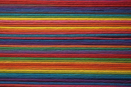 Colorful silk thread arrangement materialの素材