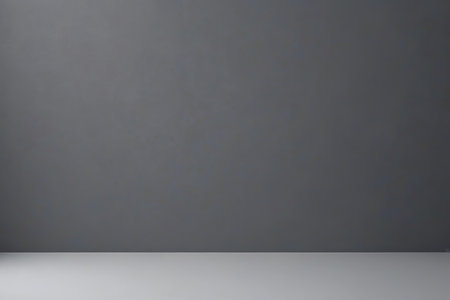 Interior aerial view with gray backgroundの素材