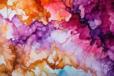 Colorful liquid art texture backgroundの素材