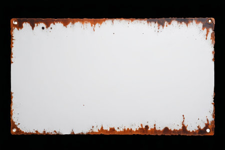 Rusty Metal Sheet Blank Backgroundの素材