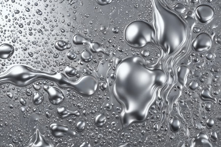 Metallic teardrop texture materialの素材