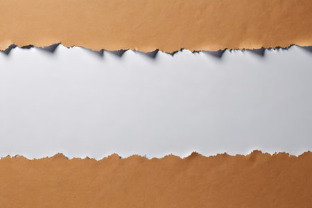 Tear-off kraft paper backgroundの素材