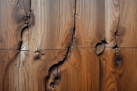 Close-up of old wood grainの素材