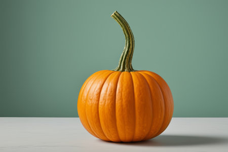 Orange Pumpkin Still Life Close-upの素材
