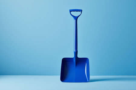 Blue Metal Shovel Still Life Displayの素材