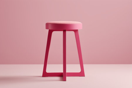 Pink Fashion High Stool Design Materialの素材