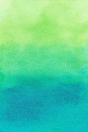 Gradient green watercolor backgroundの素材
