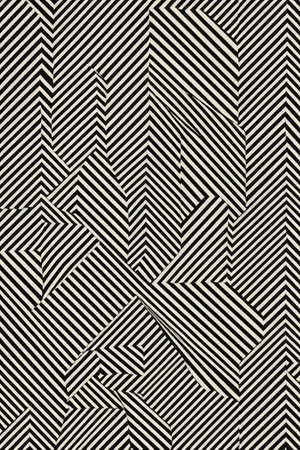 Black and white striped geometric pattern backgroundの素材