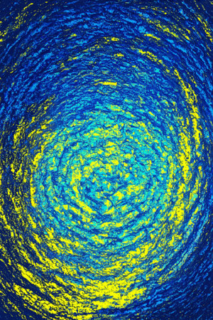 Blue and yellow gradient abstract texture patternの素材