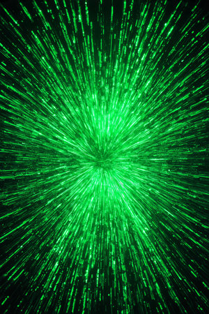 Green radial light background materialの素材