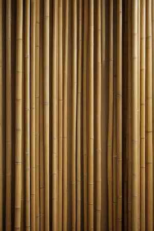 Vertical bamboo background textureの素材