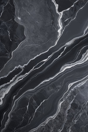 Black marble textured backgroundの素材