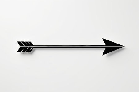 Black arrow iconの素材