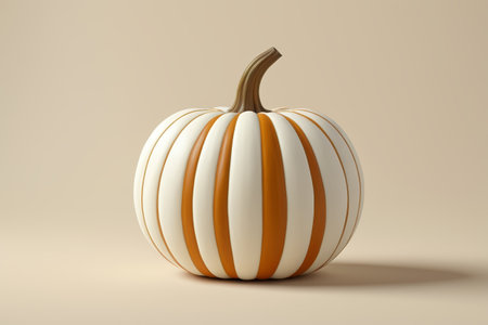 Striped Pumpkin Still Life Materialの素材