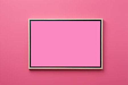Modern frame in pink backgroundの素材
