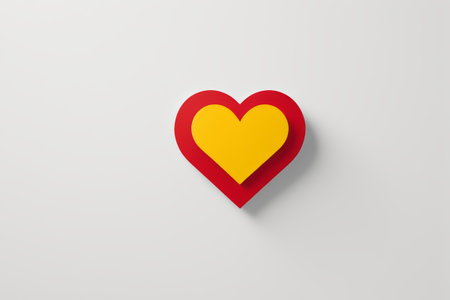 Red heart pattern materialの素材