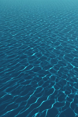 Blue Water Natural Landscape Materialの素材