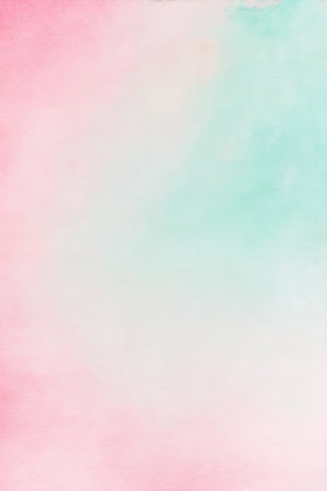 Pink and green gradient watercolor backgroundの素材