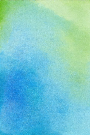 Teal gradient watercolor background materialの素材