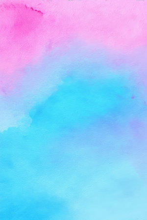Pink and blue gradient watercolor backgroundの素材