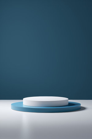 Modern minimalist style product display platformの素材