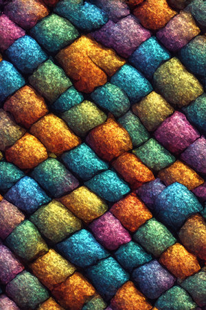 Colorful woven texture materialの素材