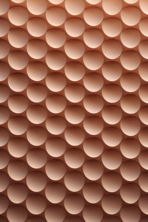 Brown circular pattern background textureの素材