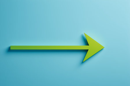 arrows pointing in opposite directions on a blue backgroundの素材