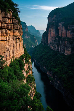 Canyon River Natural Sceneryの素材