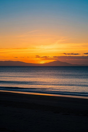 Beach Sunset Ocean Viewの素材